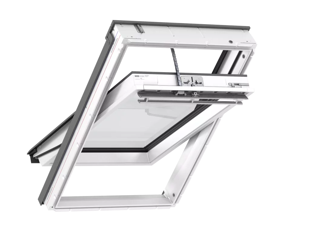 Elektrické kyvné střešní okno VELUX GLU